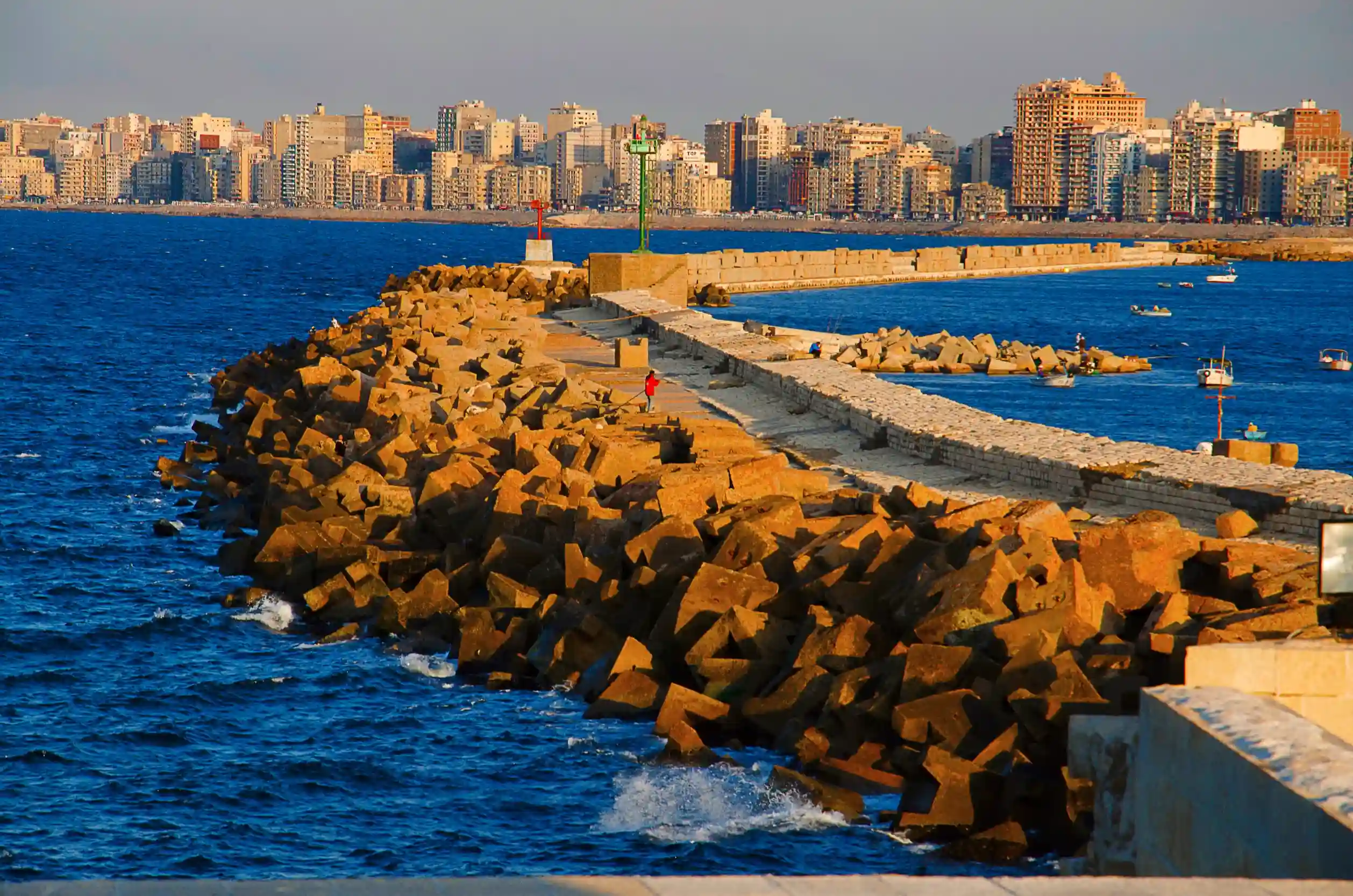 alexandria city view from qaitbay citadel alexandria