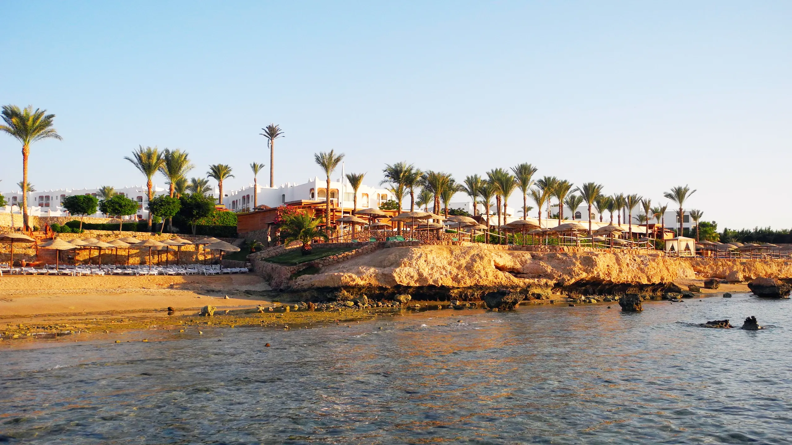 beach at the resort in sharm el sheikh
