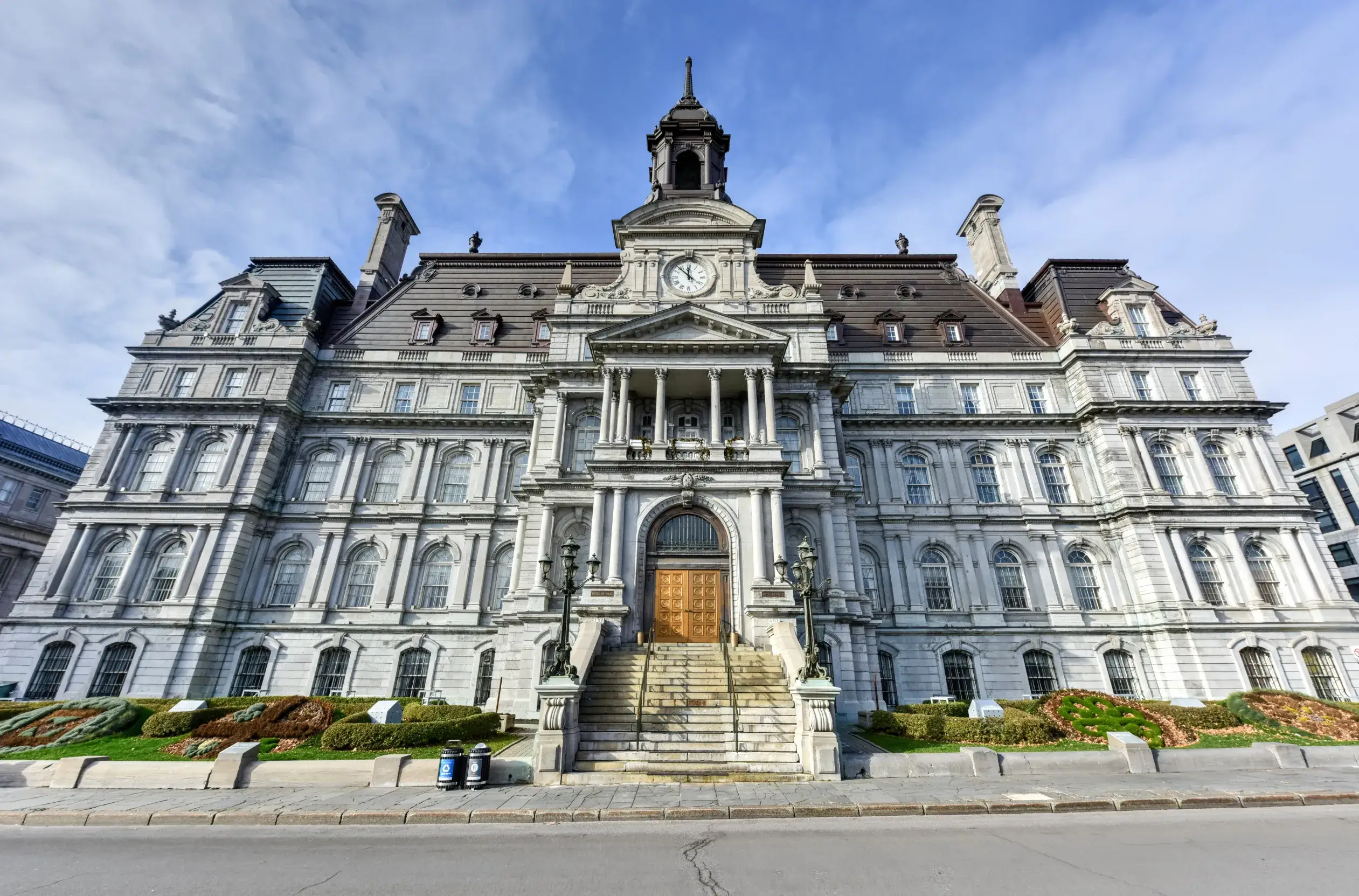 city hall in old montreal canada