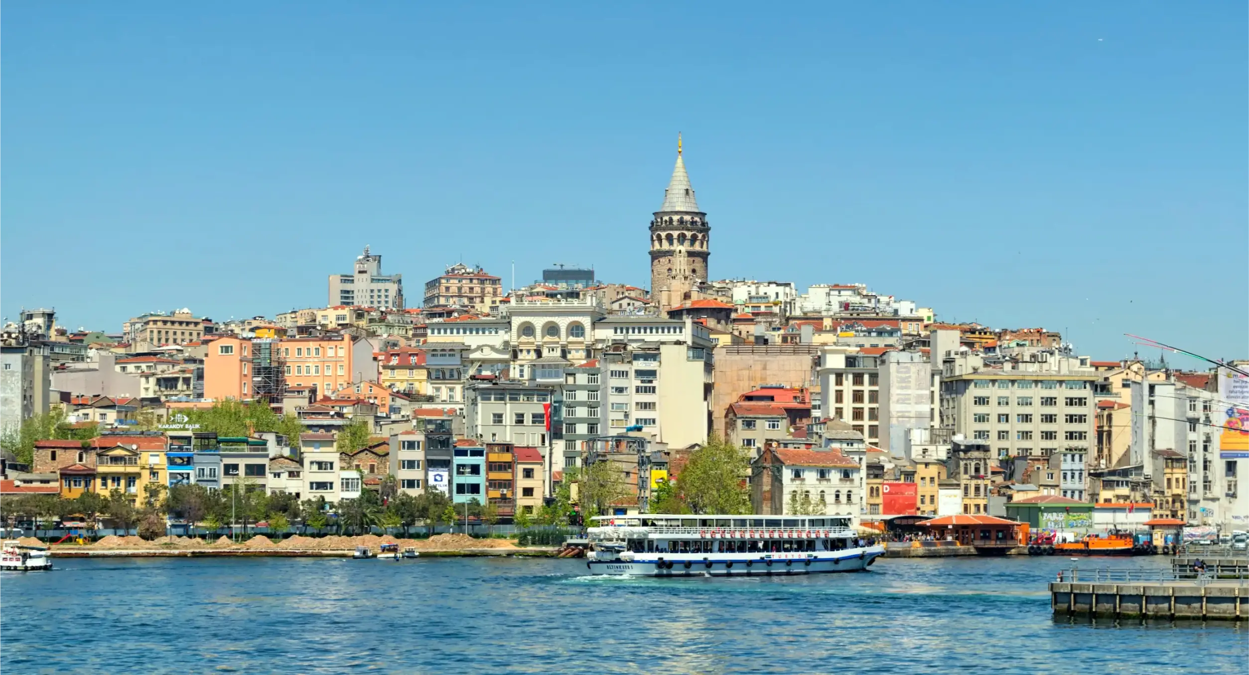 galata tower in istanbul turkey