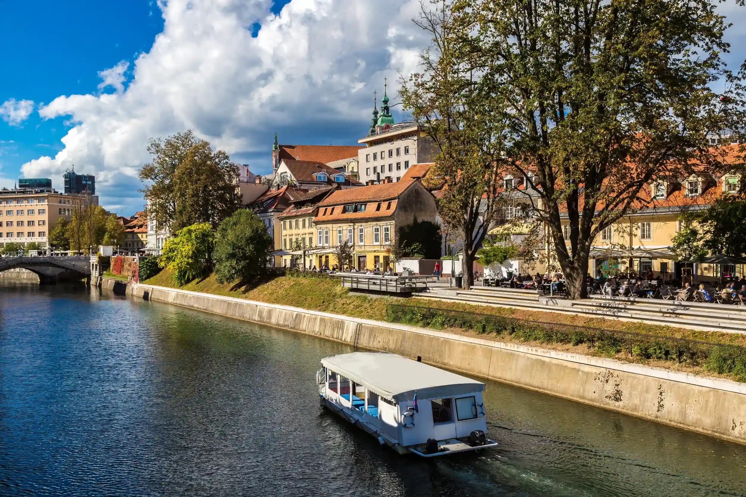 ljubljana river in slovenia