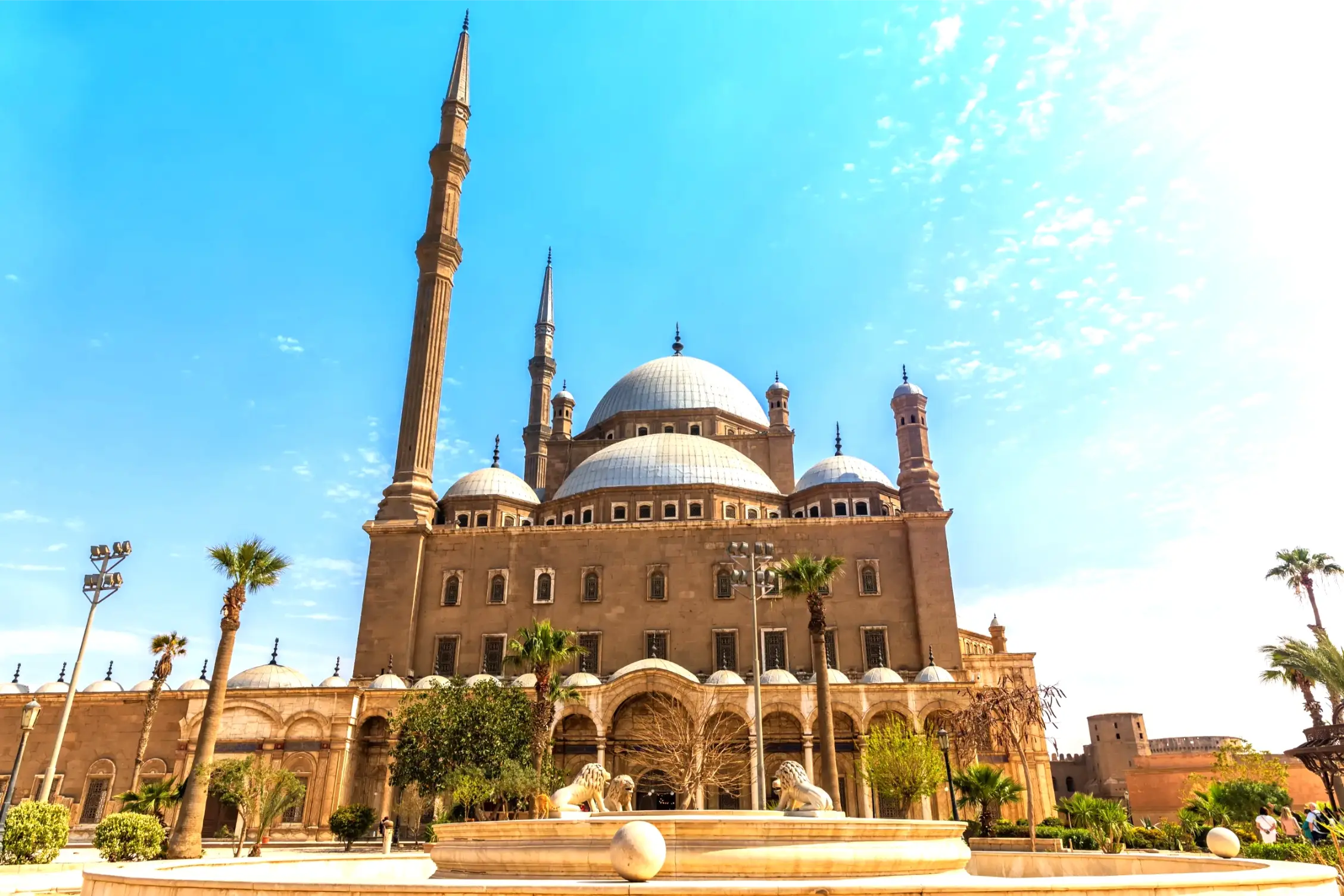 mosque of muhammad ali cairo citadel in egypt