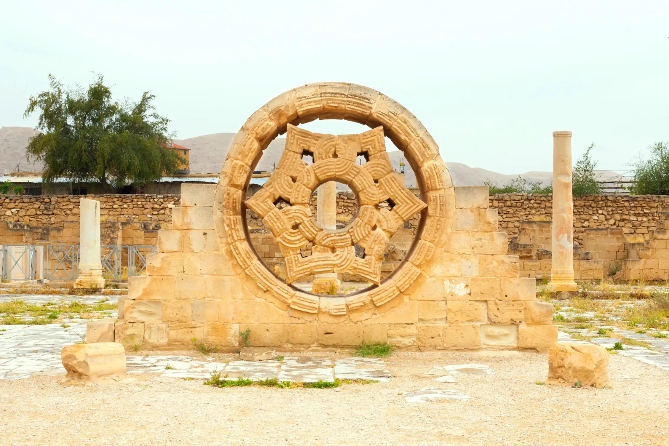 palace stone decoration in palestine