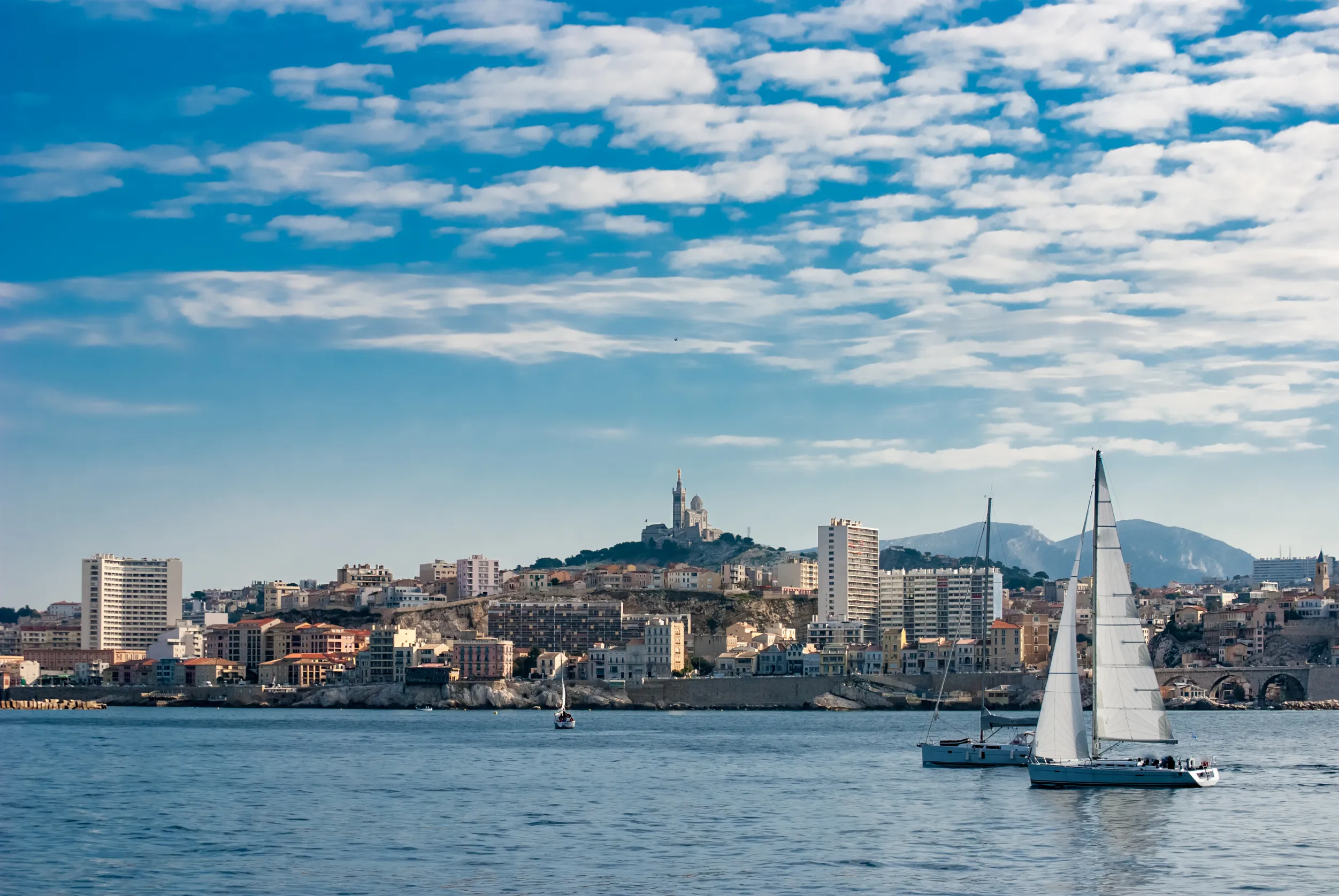 skyline view over marseille