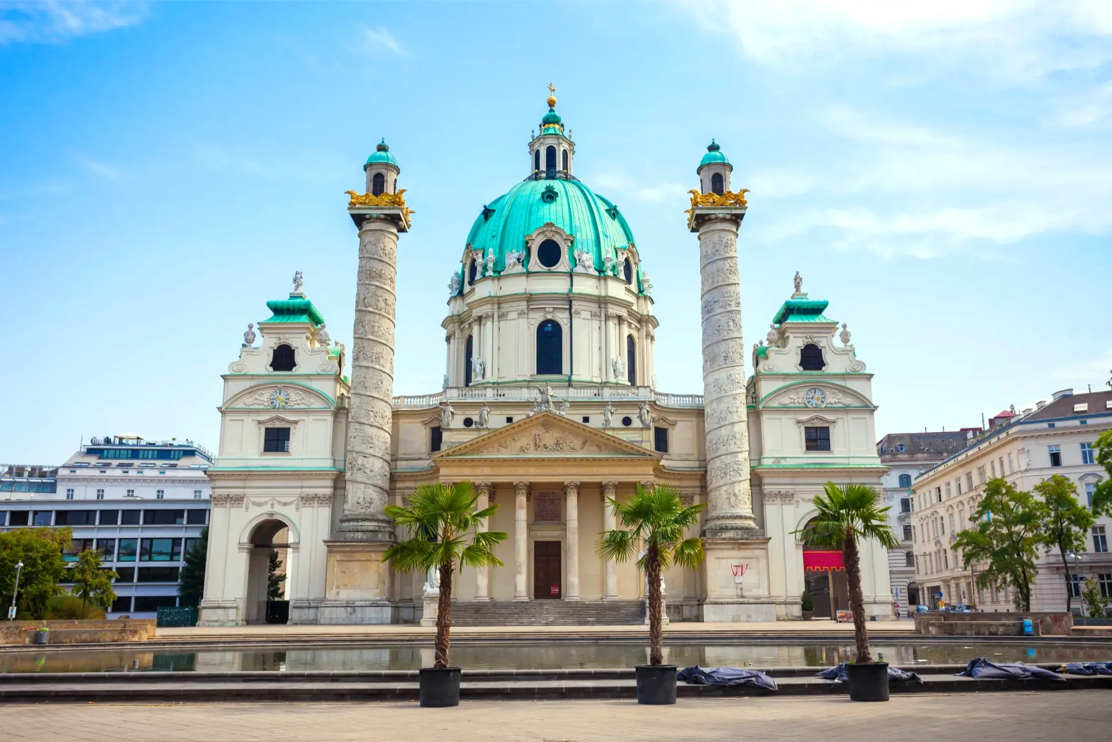 st charles church karlskirche in vienna austria