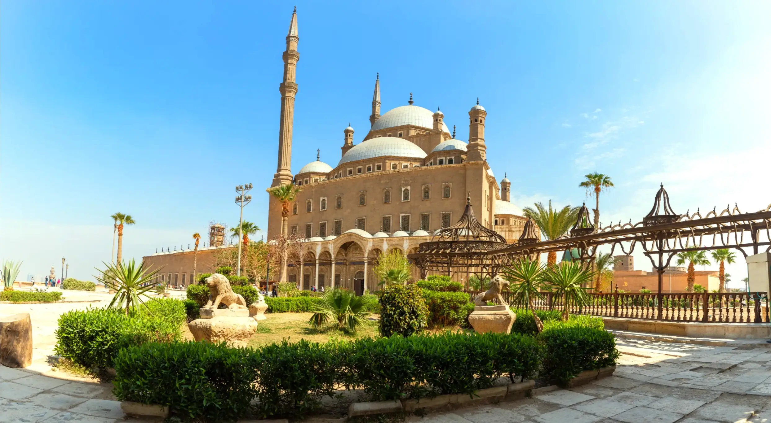 the alabaster mosque in cairo egypt