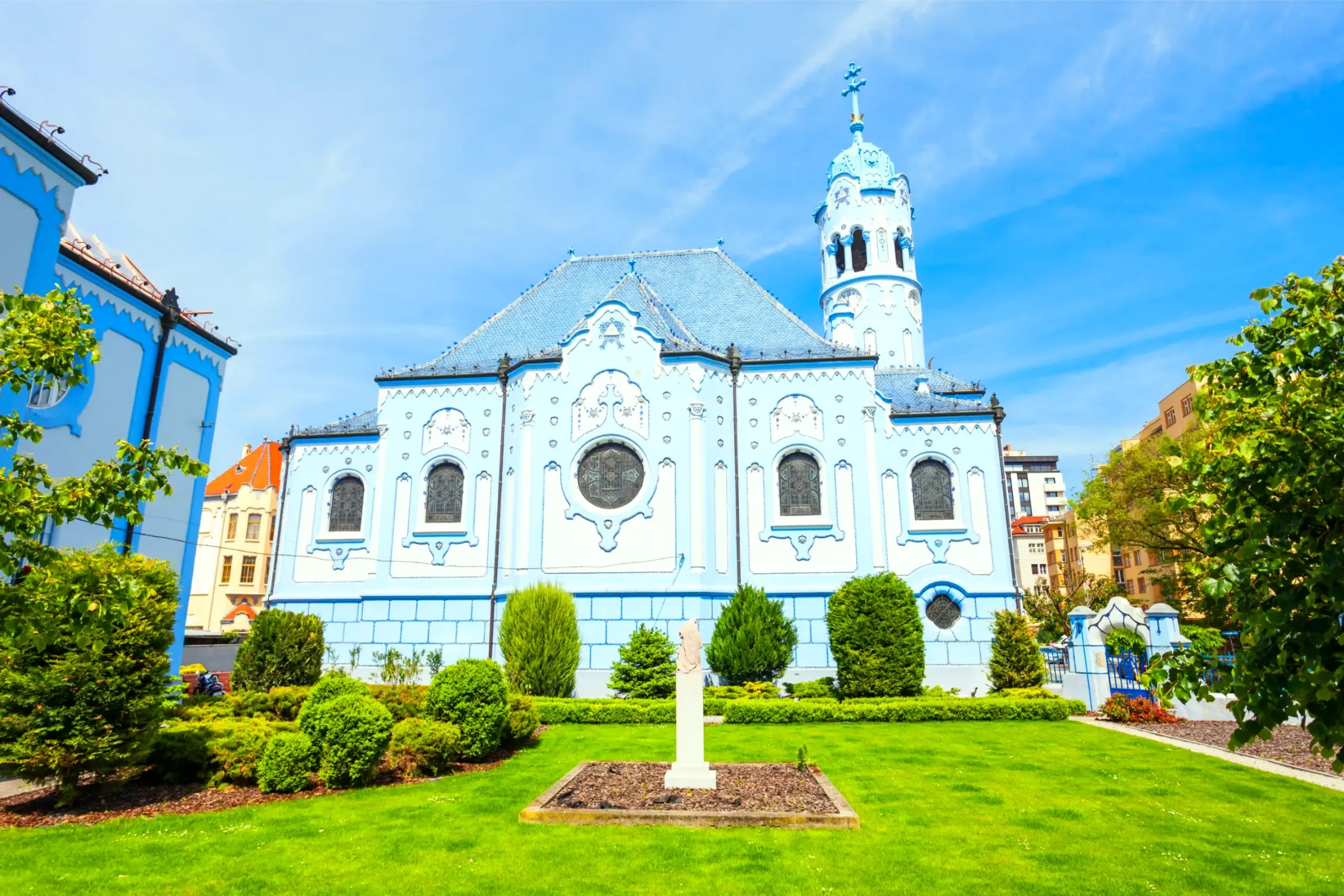 the blue church in slovakia