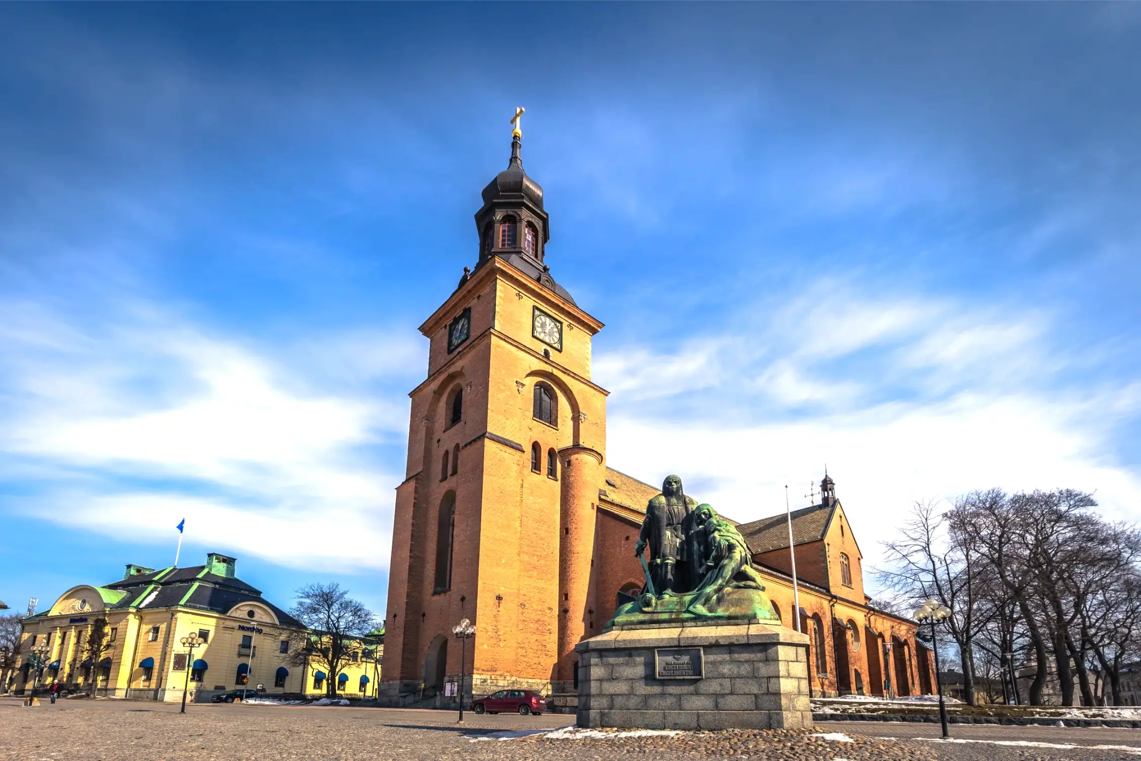 the falun falun cathedral in dalarna sweden the falun falun cathedral in dalarna sweden