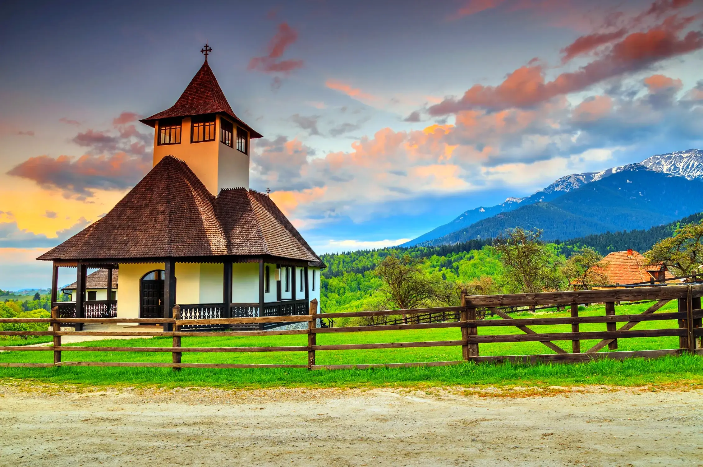 the famous church in transylvania romania