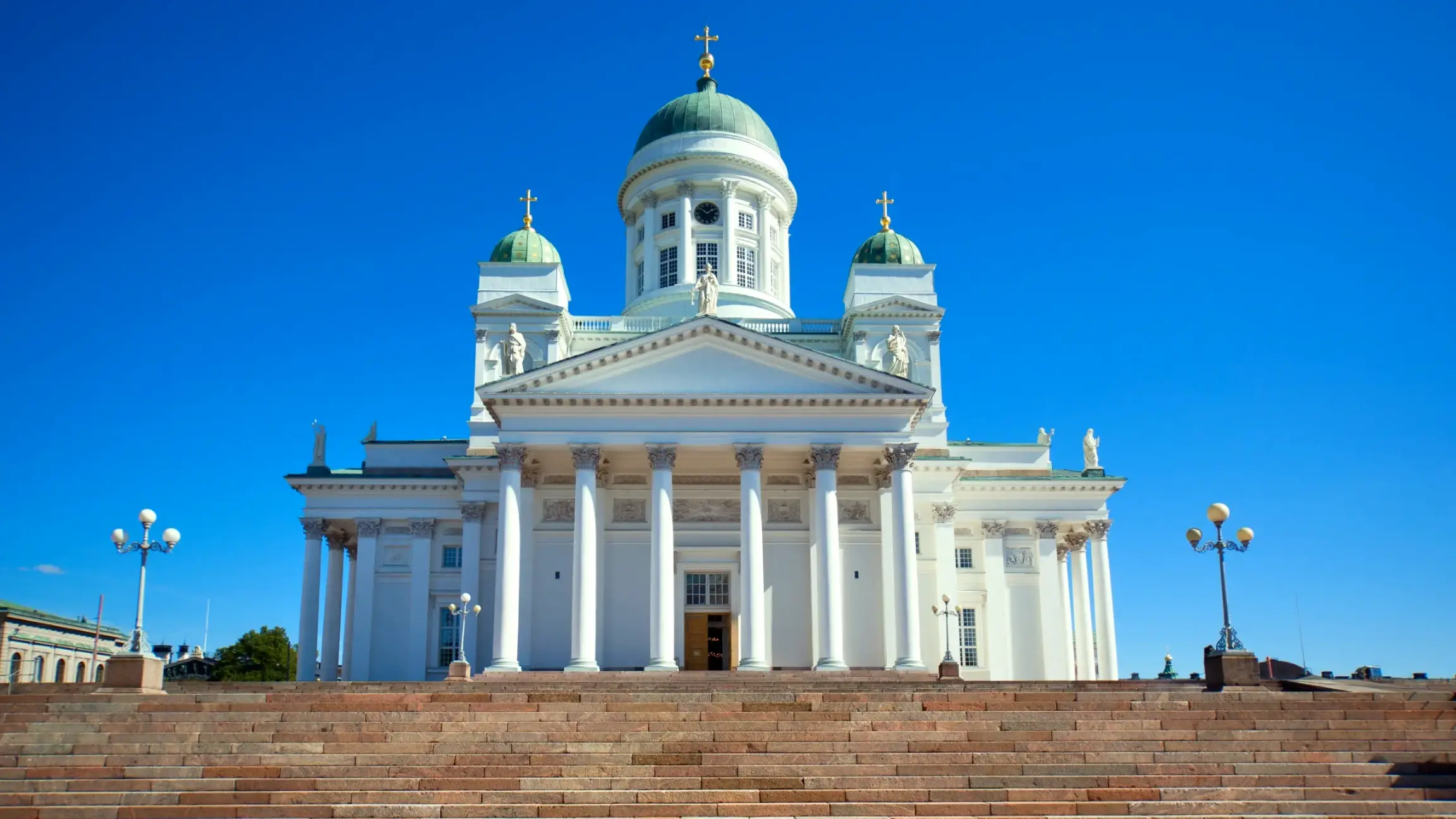 the helsinki cathedral in finland