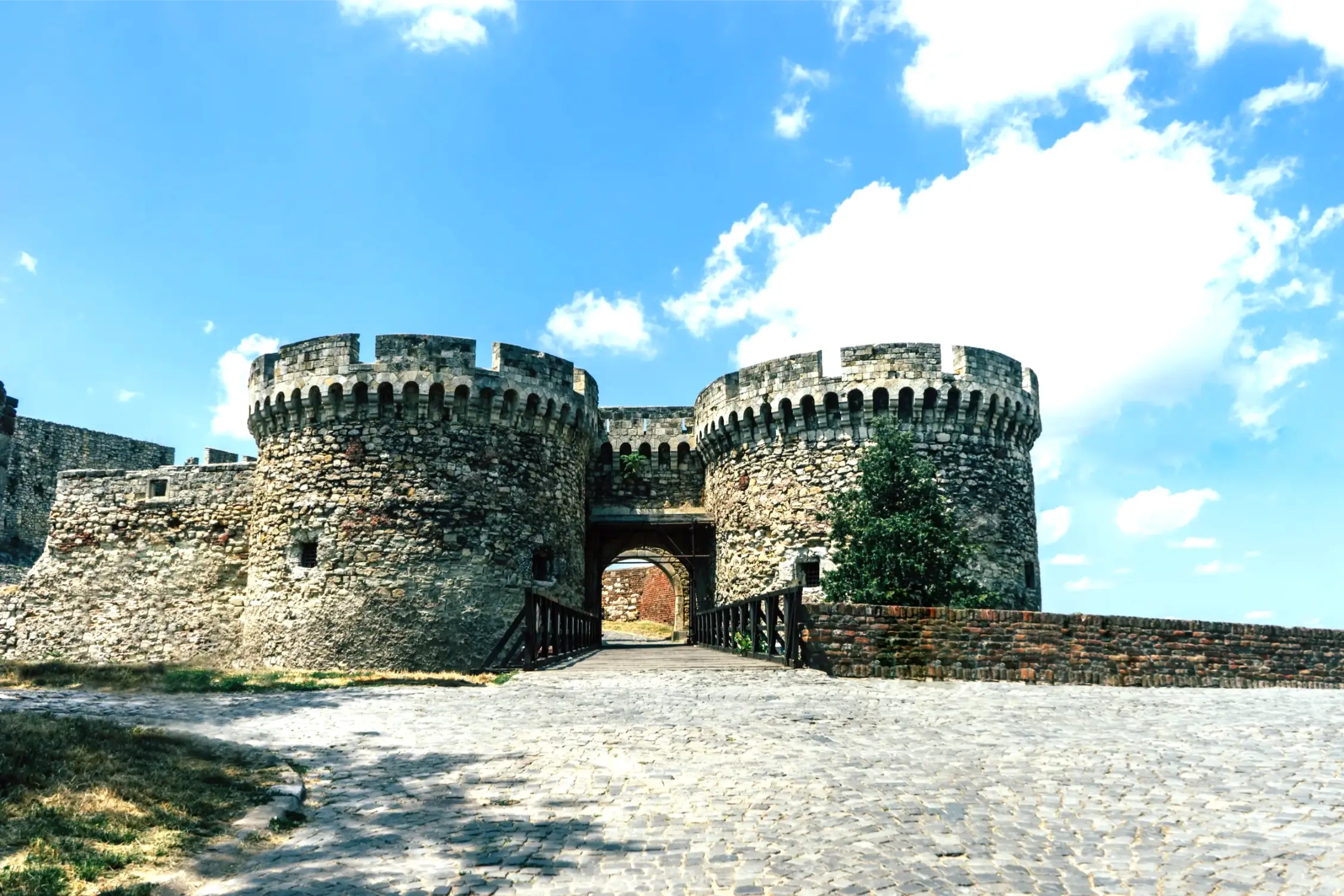 the kalemegdan fortress in belgrade serbia