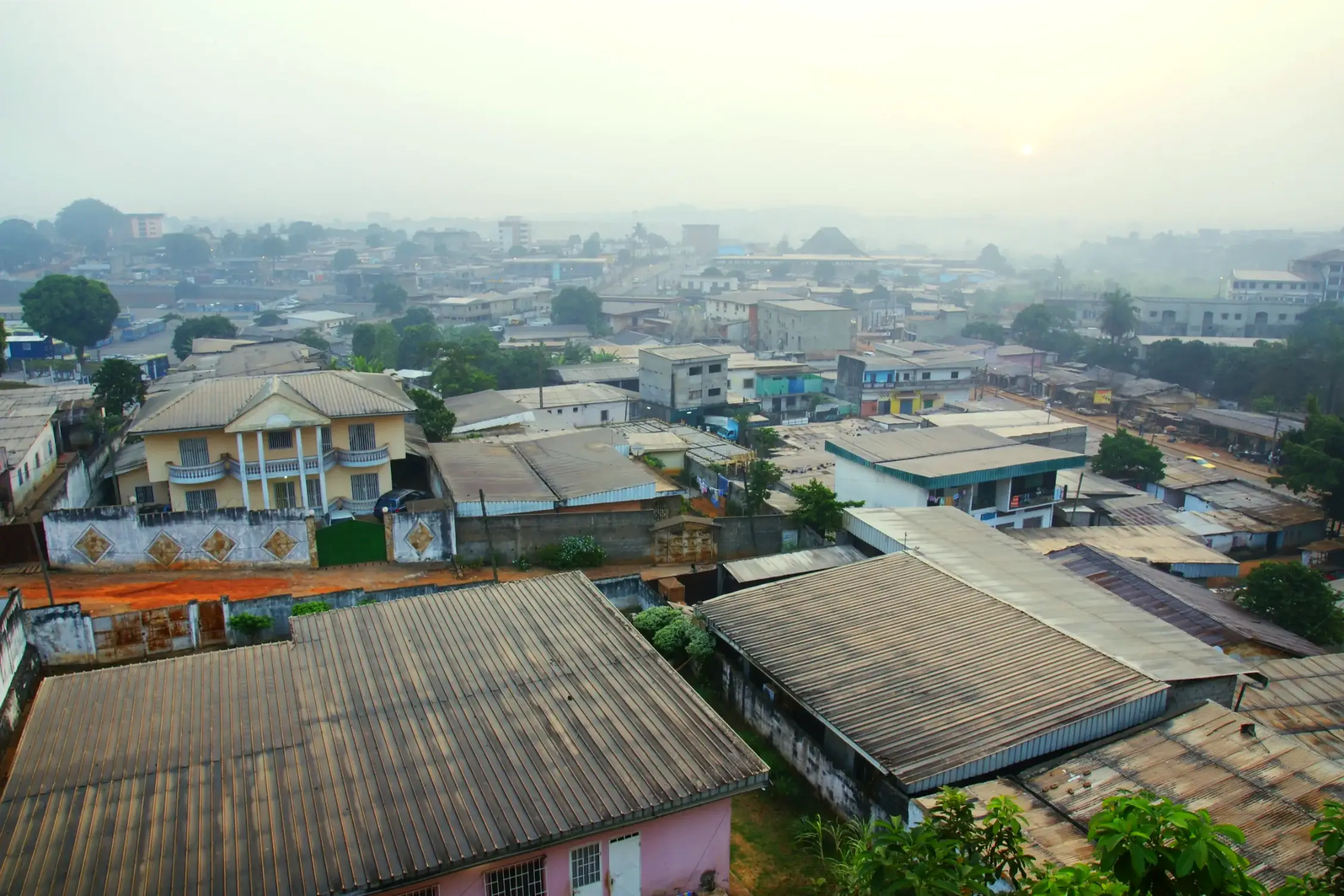 the metropol developping country yaounde cameroon