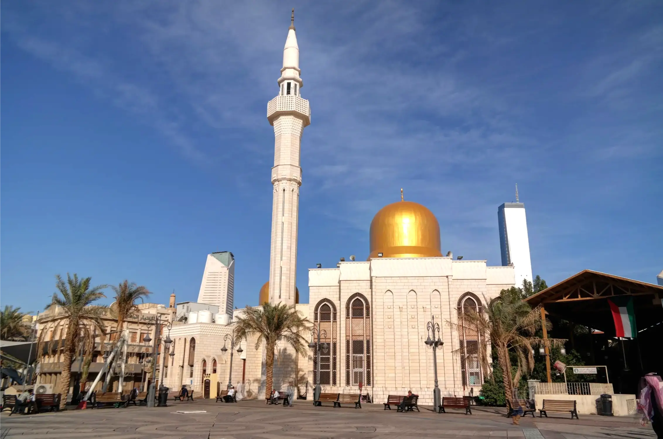 the mohammed bin abdul rahman mosque in kuwait city