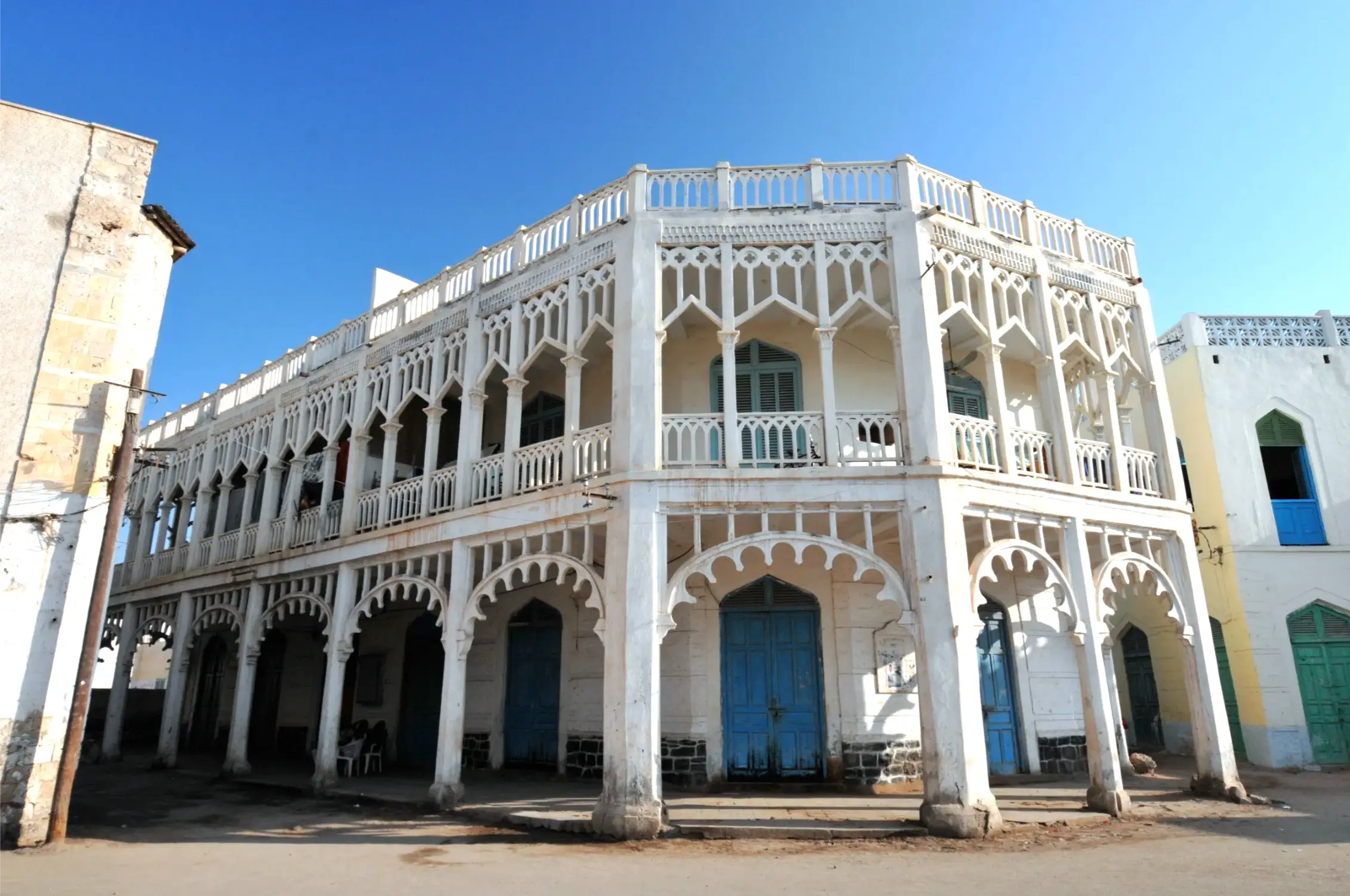 the old city of massawa in eritrea