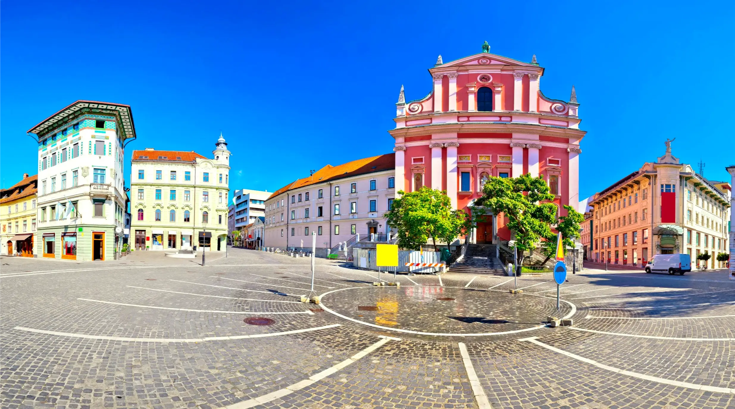 the presern square in ljubljana slovenia