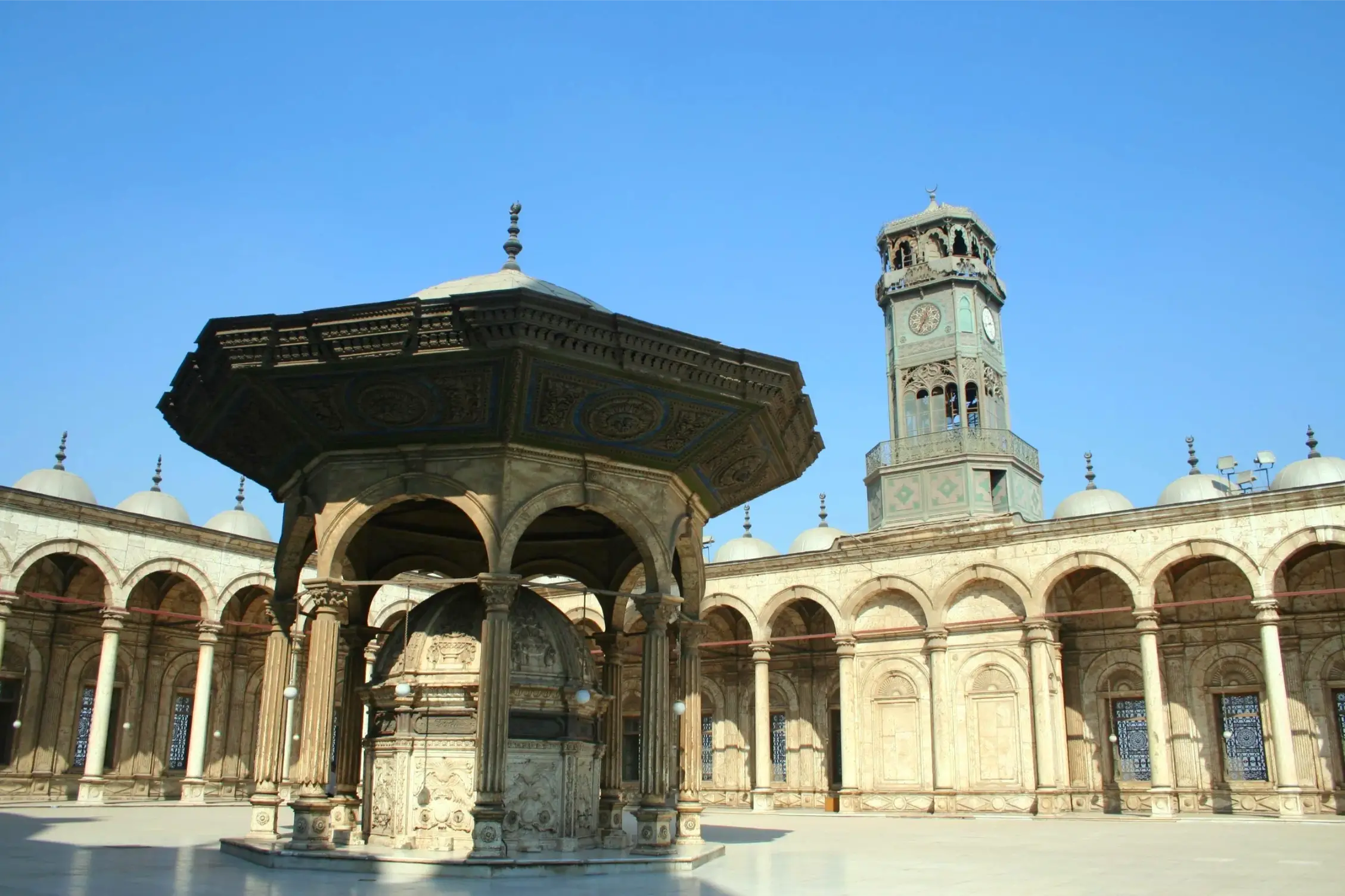 the saladin citadel in cairo egypt