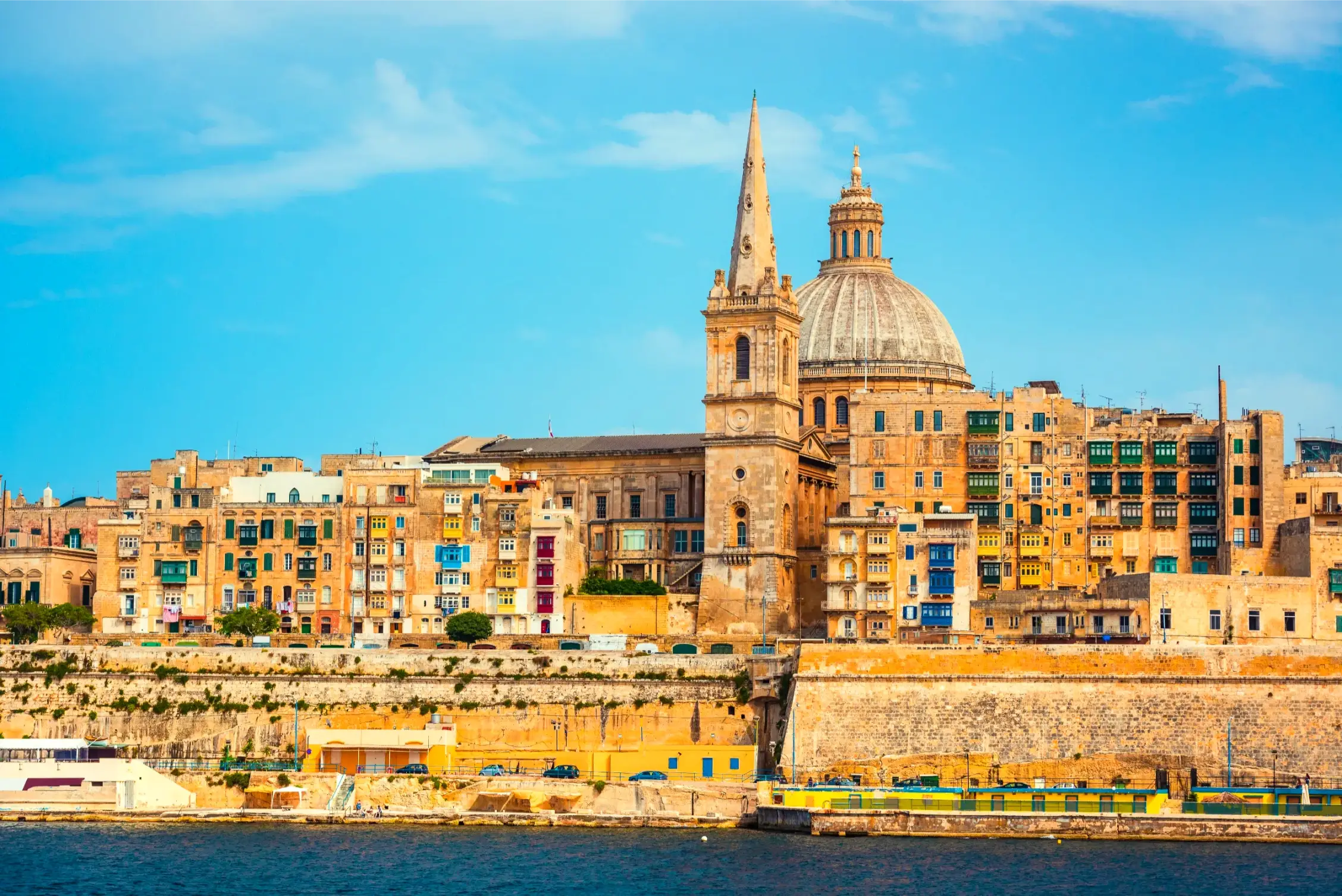 the st pauls cathedral in valletta malta